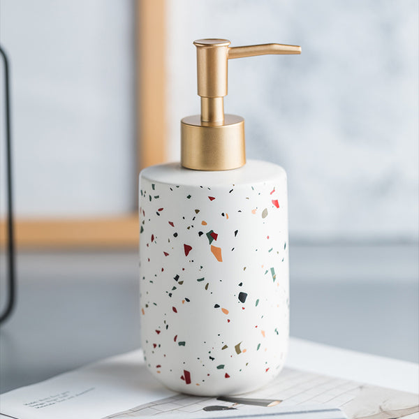 Modern Terrazzo Pattern Soap Dispenser - Staunton and Henry