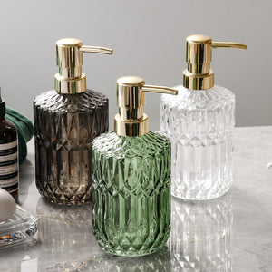Modern Vintage Glass Soap Dispenser - Staunton and Henry