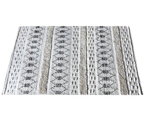 Adanno Cream and Black Modern Rug - Staunton and Henry