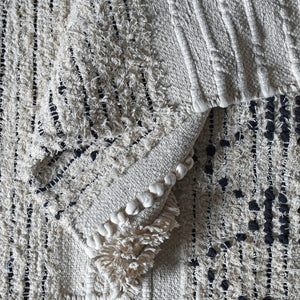 Adanno Cream and Black Modern Rug - Staunton and Henry