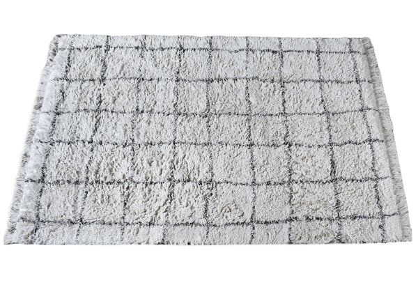 Amelie Nordic White and Black Rug - Staunton and Henry