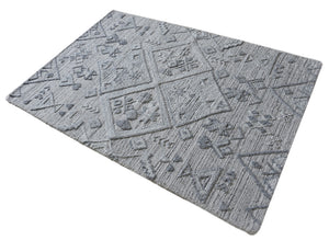 Apichu Modern Grey Tribal Rug - Staunton and Henry