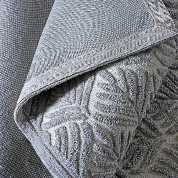 Votive Textured Grey Wool Rug - Staunton and Henry