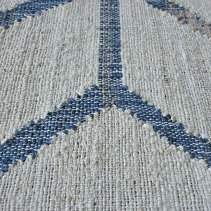 Ananda Modern Blue and White Rug - Staunton and Henry