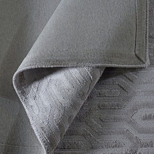 Maynard Beige Grey Viscose Rug - Staunton and Henry