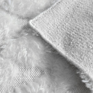 Boyd Modern White Wool Rug - Staunton and Henry