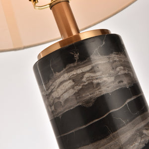 Marble Table Lamp With Gold Trim - Staunton and Henry