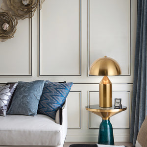 Retro Gold Table Lamp - Staunton and Henry