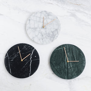 Minimalist Marble Wall Clock - Staunton and Henry