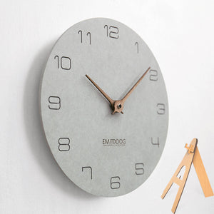 Grey Nordic Wall Clock - Staunton and Henry