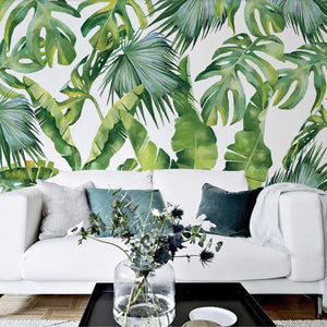 Jungle Palm Leaves Wallpaper - Staunton and Henry