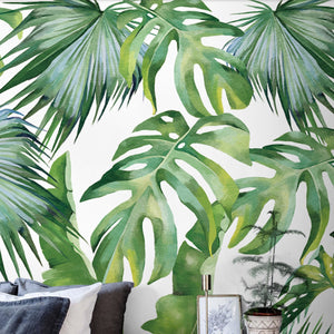 Jungle Palm Leaves Wallpaper - Staunton and Henry