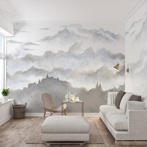 Misty Mountains Wall Mural - Staunton and Henry