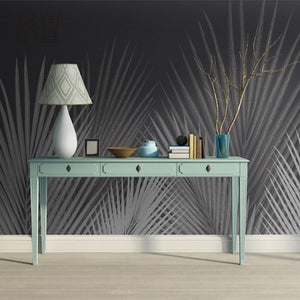 Grey Palm Wallpaper - Staunton and Henry