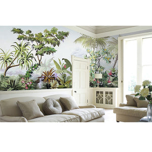 Tropical Island Forest Wall Mural - Staunton and Henry