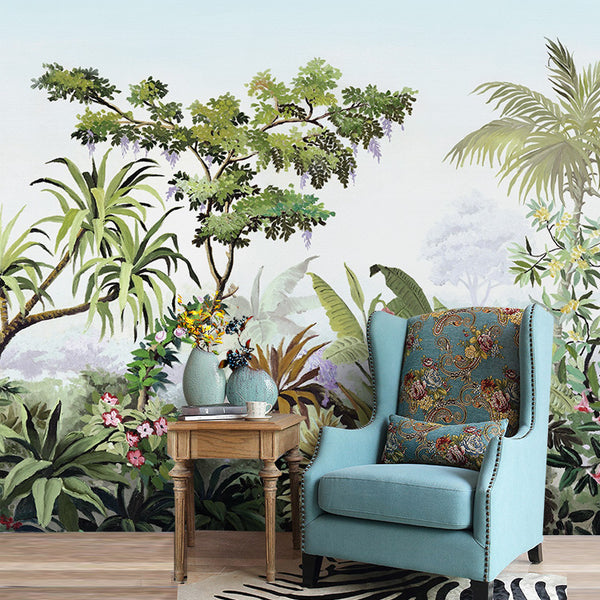 Tropical Island Forest Wall Mural - Staunton and Henry