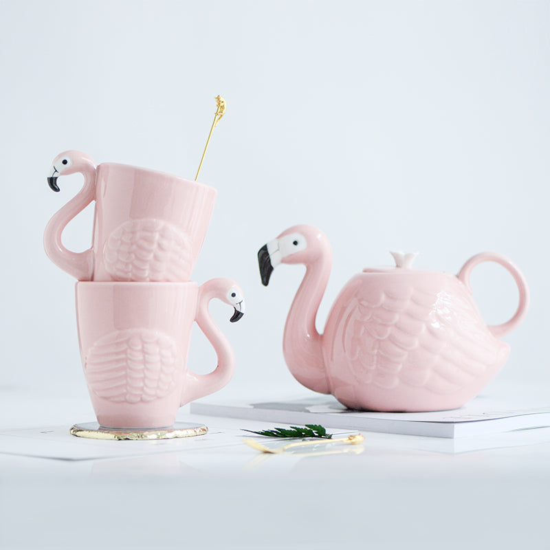 Pink Flamingo Matcha Tea Set Price:295QR Shop our sets on our