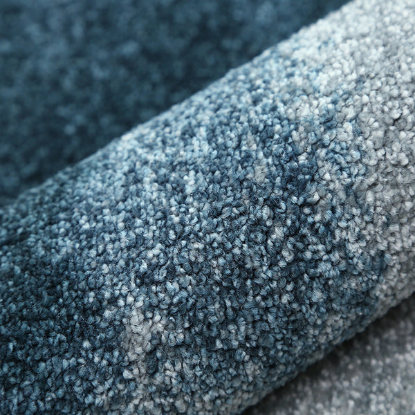 Abstract Blue and Grey Rug - Staunton and Henry