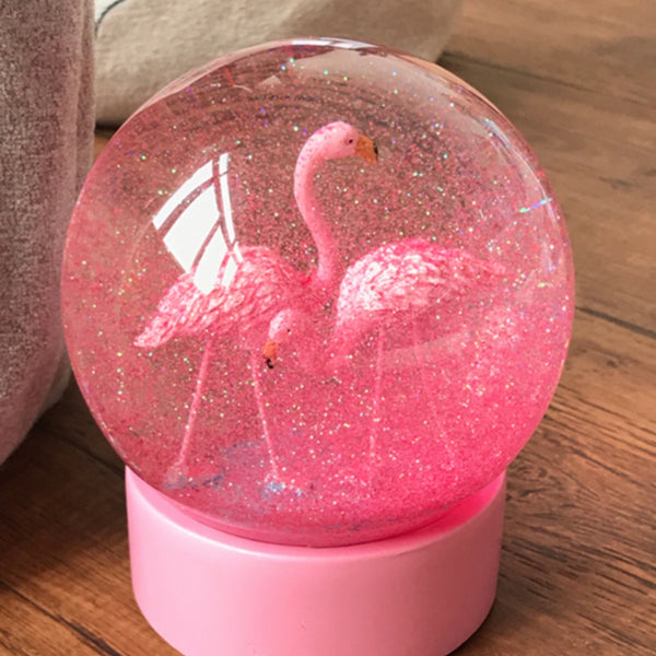 Flamingo Snow Globe - Staunton and Henry
