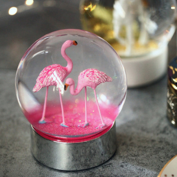 Flamingo Snow Globe - Staunton and Henry