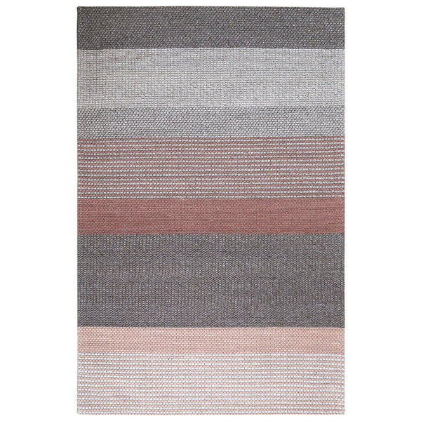 Pink and Grey Chunky Weave Rug - Staunton and Henry