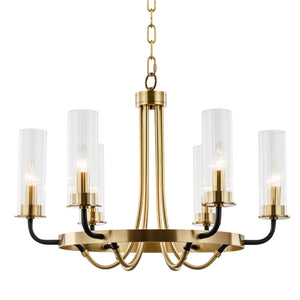 Elegant Modern Gold Chandelier - Staunton and Henry