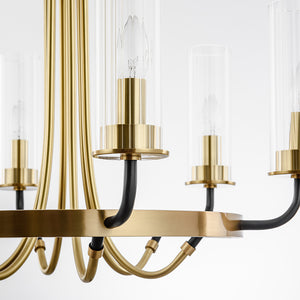 Elegant Modern Gold Chandelier - Staunton and Henry