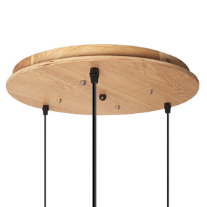 Oak Wood Multi Ceiling Light Mounting Cover - Staunton and Henry
