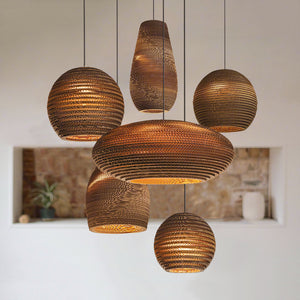 Recycled Cardboard Pendant Light - Staunton and Henry