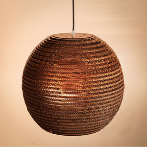 Recycled Cardboard Pendant Light - Staunton and Henry