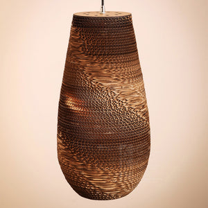 Recycled Cardboard Pendant Light - Staunton and Henry