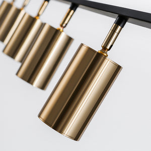 Modern Brass Hanging Track Lights - Staunton and Henry