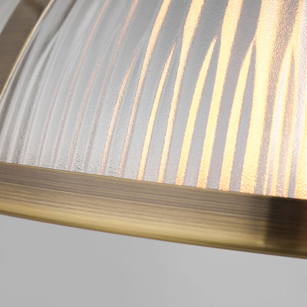 Retro Industrial Glass Pendant Light - Staunton and Henry