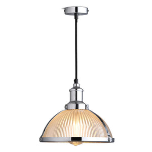 Retro Industrial Glass Pendant Light - Staunton and Henry