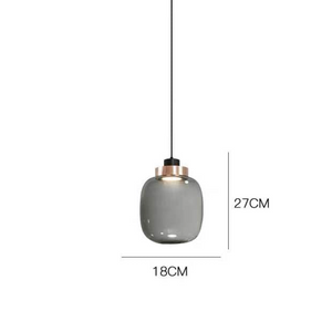 Mars Retro Modern Glass Pendant Light - Staunton and Henry