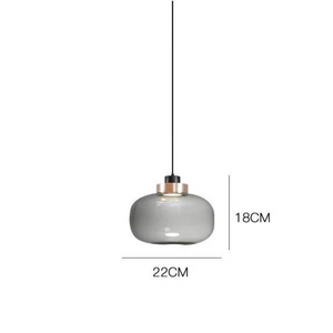 Mars Retro Modern Glass Pendant Light - Staunton and Henry
