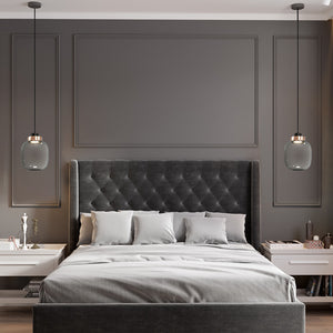 Mars Retro Modern Glass Pendant Light - Staunton and Henry