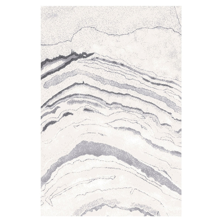 White Marble Pattern Rug Staunton and Henry