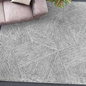 Ester Modern White and Grey Rug - Staunton and Henry