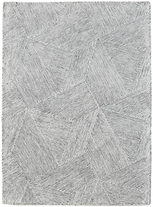 Ester Modern White and Grey Rug - Staunton and Henry