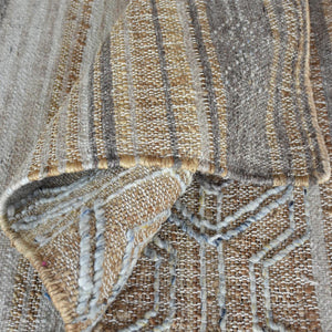 Yukon Grey and Beige Modern Kilim Rug - Staunton and Henry