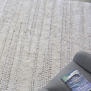 Ropas Chunky Weave Off White Rug - Staunton and Henry