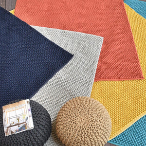 Blok Colourful Chunky Weave Area Rug - Staunton and Henry