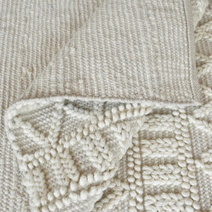 Keena Modern Chunky Weave Off White Rug - Staunton and Henry