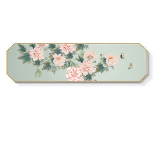 Pink Peonies Wall Art With Wood Frame - Staunton and Henry