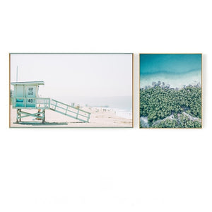 Coastal Wall Art With Frame - Matching Set of 2 - Staunton and Henry