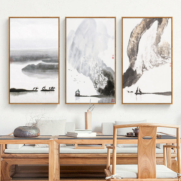 Buy Modern Round Oriental Wall Art With Frame at 30% Off – Staunton and  Henry