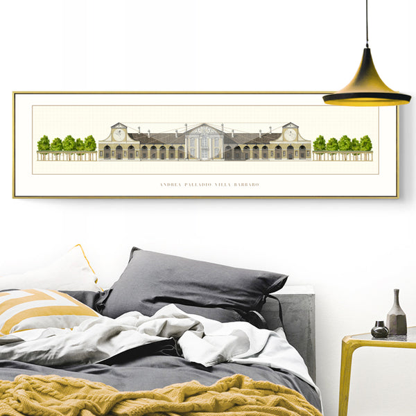 Architecture Drawing Wall Art With Frame - Staunton and Henry