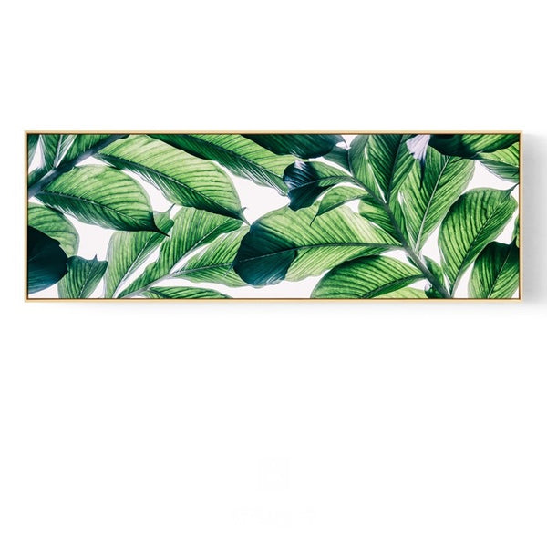 Green Leaf Wall Art With Frame - Staunton and Henry