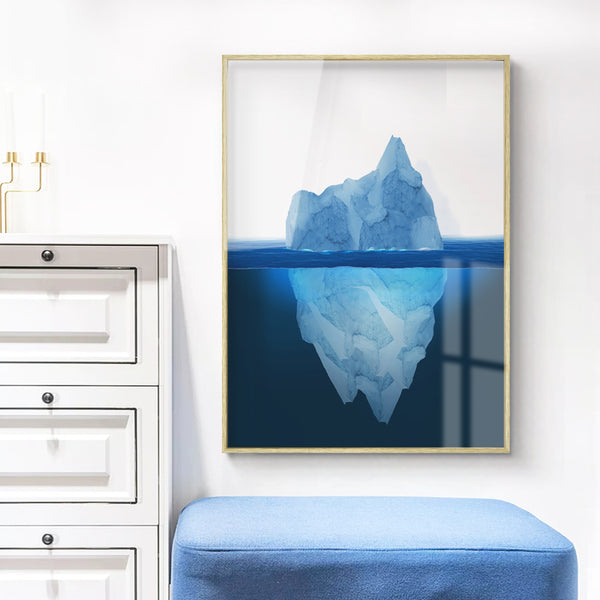 Transparent Ocean Wall Art With Frame - Staunton and Henry